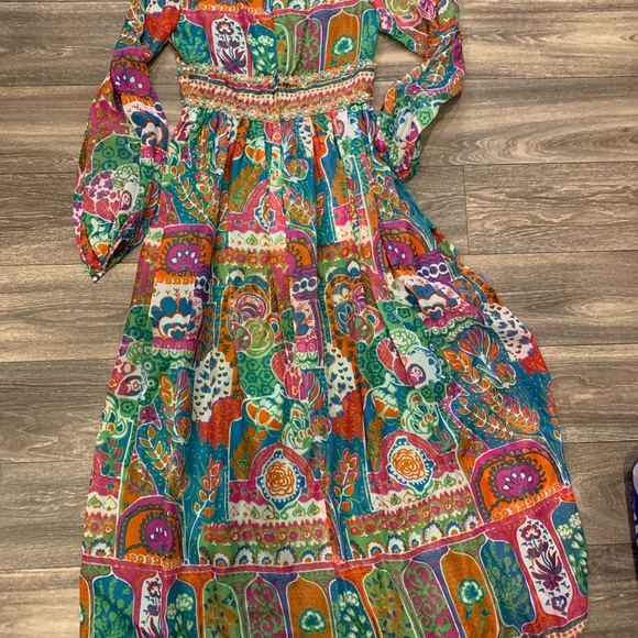 Jeannene Booer for Jeunnese  Vintage Maxi Dress.  Stunning VTG dress in EUC!! - Picture 4 of 11